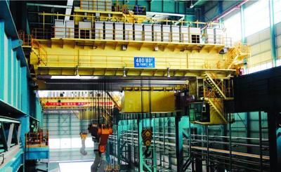 Cardan drive shaft used in 480t ladle cranes
